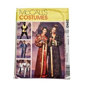 McCall's 2949 Costume Sewing Pattern Misses' Men's & Teen Boys' Robe Size LG-XL